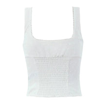 Load image into Gallery viewer, French Style Hot Girl Square Collar Lace Splicing Sling Vest For Women