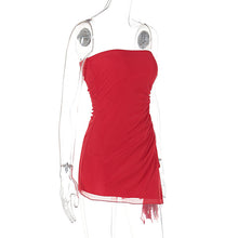 Load image into Gallery viewer, Y2K Tube-top Split Dress Summer Ins Fashion Backless Short Dresses For Women