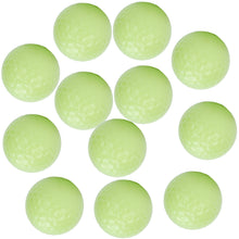 Load image into Gallery viewer, 12Pcs Glow Golf Balls Luminous Night Golf Balls Glow in The Dark for Night Sports