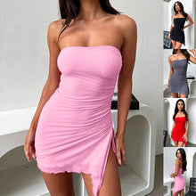 Load image into Gallery viewer, Y2K Tube-top Split Dress Summer Ins Fashion Backless Short Dresses For Women