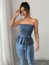 Load image into Gallery viewer, Pure Color Tube-top French Unique And Beautiful Small Top