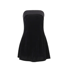 Load image into Gallery viewer, Ins Slim Tube-top Dress Fashion Zipper A-line Short Dresses Party Evening Clothing For Women