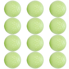 Load image into Gallery viewer, 12Pcs Glow Golf Balls Luminous Night Golf Balls Glow in The Dark for Night Sports