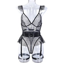 Load image into Gallery viewer, Women's Suspender Lace Splicing Sexy Underwear