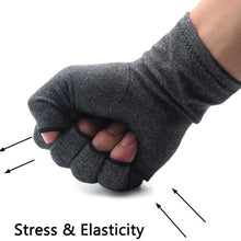 Load image into Gallery viewer, 1 Pair Compression Arthritis Gloves Premium Arthritic Joint Pain Relief Hand Gloves Therapy Open Fingers Compression Gloves