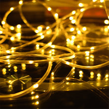 Load image into Gallery viewer, 10-15M LED Rope String lights 8 Play Modes with Remote Street Garland Outdoor Waterproof Fairy Lights for Wedding Holiday Decors