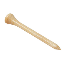 Load image into Gallery viewer, 100Pcs Golf Tees Bamboo 83mm 70mm Unbreakable Tee Golf Training Swing Practice Accessories Less Friction Stronger 4 Size Bulk