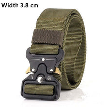 Load image into Gallery viewer, 125-140long big size Belt Male Tactical military Canvas Belt Outdoor Tactical Belt men's Military Nylon Belts Army ceinture hom