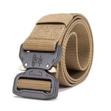 Load image into Gallery viewer, 125-140long big size Belt Male Tactical military Canvas Belt Outdoor Tactical Belt men's Military Nylon Belts Army ceinture hom