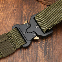 Load image into Gallery viewer, 125-140long big size Belt Male Tactical military Canvas Belt Outdoor Tactical Belt men's Military Nylon Belts Army ceinture hom