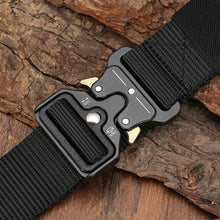 Load image into Gallery viewer, 125-140long big size Belt Male Tactical military Canvas Belt Outdoor Tactical Belt men's Military Nylon Belts Army ceinture hom