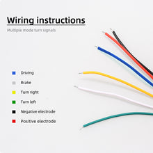 Load image into Gallery viewer, 130cm Car Trunk Tail Brake Lights Carbon Fiber 12V LED High Rear Additional Stop Light Multifunction Turn Signal Running Lamp