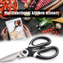 Load image into Gallery viewer, 1PC Kitchen Scissors Stainless Steel Food Shears for Meat Vegetables Herb Chicken Scissors Multifunctional Kitchen Tool