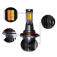 Load image into Gallery viewer, 1PCS Yellow White Dual Colors Switchback H11 H8 H9 9005 HB3 9006 HB4 H7 H1 H3 H27 880 881 LED Car Fog Lights Bulb Auto Foglamp
