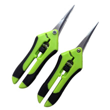 Load image into Gallery viewer, 2 Pcs Gardening Shears Plastic Handle Portable Practical Pruning Tools Gardening Scissors for Branches Bushes Hedges Orchards