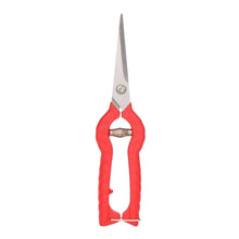 Load image into Gallery viewer, Homsuns Gardening Hand Pruner 6.5" Garden Scissors Ergonomic Pruning Shears Pofessional Micro-Tip Pruning Snips Leaf Trimmer Straight Pruning Shears Florist
