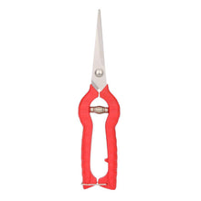 Load image into Gallery viewer, Homsuns Gardening Hand Pruner 6.5" Garden Scissors Ergonomic Pruning Shears Pofessional Micro-Tip Pruning Snips Leaf Trimmer Straight Pruning Shears Florist