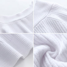 Load image into Gallery viewer, 2021 New Autumn Oversized White Sweater Women Slash Neck Knitted Winter Sweaters Casual Knitwear Pullovers Jumper Pull Femme