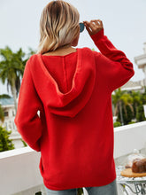 Load image into Gallery viewer, 2021 New Autumn Winter Hooded Women Sweater Tops Korean Loose Pullovers Sweaters Knitwear Solid Color Casual Female Sweater Coat