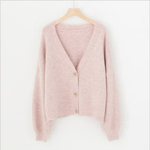 Load image into Gallery viewer, 2021 Winter Women Cardigans Cashmere Sweater Knitted Jacket Girls Korean Chic Tops Woman's Sweaters jersey knit Cardigans