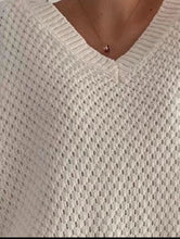 Load image into Gallery viewer, 2021 hot sale spring and autumn new fashion sexy v-neck loose top women Harajuku oversized sweater women fall sweaters for women