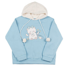 Load image into Gallery viewer, 2022 Cute Cartoon Hoodies Women Preppy Style Sweet Hooded Pullover Spring Long Sleeve Casual Kawaii Sweatshirts Feminino