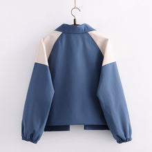 Load image into Gallery viewer, 2022 Japanese Kawaii Clothing New All Match Zipper Coats Women Sweet Cartoon Cute Fall Jackets Age-reducing Outerwear Autumn