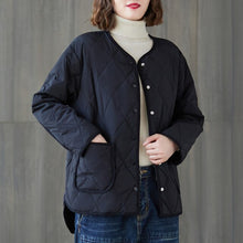 Load image into Gallery viewer, 2022 New Autumn Women Winter Coat Casual Loose Warm Padded Jacket Coat Outwear Solid Overcoats Streetwear Tops Quilted Jacket