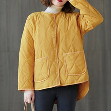 Load image into Gallery viewer, 2022 New Autumn Women Winter Coat Casual Loose Warm Padded Jacket Coat Outwear Solid Overcoats Streetwear Tops Quilted Jacket