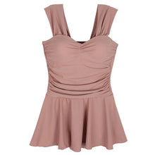 Load image into Gallery viewer, 2023 Korean One Piece Swimsuit Female Women Swimwear Sexy Monokini Summer Solid Bathing Suit Swimming Suits Swimskirt