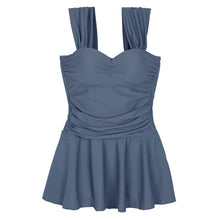 Load image into Gallery viewer, 2023 Korean One Piece Swimsuit Female Women Swimwear Sexy Monokini Summer Solid Bathing Suit Swimming Suits Swimskirt