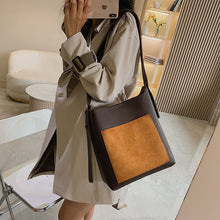 Load image into Gallery viewer, 2piece/set Fashion Designer Pu Leather Women's Handbags Good Casual Ladies Tote Female Black Bucket Women Shoulder Crossbody Bag