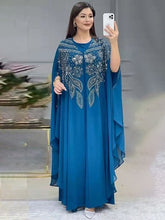 Load image into Gallery viewer, Abayas For Women Dubai Luxury 2022 Chiffon Boubou Muslim Fashion Dress Caftan Marocain Wedding Party Occasions Djellaba Femme