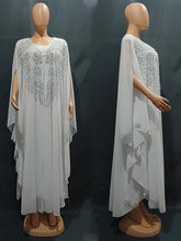 Load image into Gallery viewer, Abayas For Women Dubai Luxury 2022 Chiffon Boubou Muslim Fashion Dress Caftan Marocain Wedding Party Occasions Djellaba Femme
