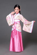 Load image into Gallery viewer, Ancient Chinese Costume Child Kid Fairy Dress Cosplay Hanfu Folk Dance Performance Clothing Chinese Traditional Dress for Girls