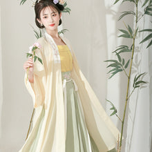 Load image into Gallery viewer, Ancient Traditional Chinese Women Elegant Hanfu Dress Fairy Embroidery Stage Folk Dance Costume Retro Song Dynasty 3 Piece Sets