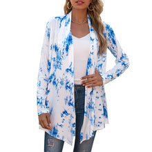 Load image into Gallery viewer, Autumn Spring 2021 New Women Cardigan Coats Open Front Tie Dye Loose Slim  Cover Ups Casual Jackets Female Streetwear