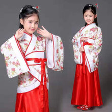 Load image into Gallery viewer, Chinese Costume Ladies Vintage Girls Festival Clothing Women Chinese Robes Dance Outfit Children Cosplay Costume Hanfu Dress Kid