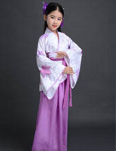 Load image into Gallery viewer, Chinese Costume Ladies Vintage Girls Festival Clothing Women Chinese Robes Dance Outfit Children Cosplay Costume Hanfu Dress Kid