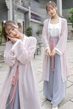 Load image into Gallery viewer, Chinese Traditional Ancient Hanfu Costumes Classical Tang Dynasty Princess Hanfu Dress Embroidery 3PCS Retro Folk Dance Suit