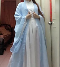 Load image into Gallery viewer, Chinese Traditional Folk Dance Costume Women Ancient Hanfu Dress Oriental Style Tang Dynasty Dance Clothing Girl Fairy Cosplay