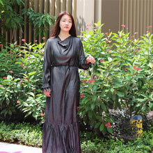 Load image into Gallery viewer, Embroidery Moroccan Kaftan Modest Abayas Caftan Bangladesh Turkish Dresses Women Muslim Long Maxi Dress Evening Abaya Robe Dubai