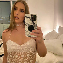 Load image into Gallery viewer, Fairycore Sexy Lace Floral Halter Women Tops Sleeveless Backless Patchwork Female Camis Skinny Sling Tee Streetwear 2022 Summer