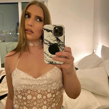 Load image into Gallery viewer, Fairycore Sexy Lace Floral Halter Women Tops Sleeveless Backless Patchwork Female Camis Skinny Sling Tee Streetwear 2022 Summer