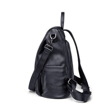 Load image into Gallery viewer, Famous Brand Women Backpack 100% Genuine Leather Causal School Bags Travel Cowskin Female Shoulder Bag Backpacks#Z186