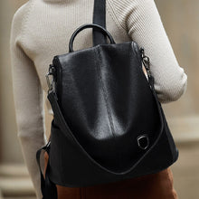 Load image into Gallery viewer, Famous Brand Women Backpack 100% Genuine Leather Causal School Bags Travel Cowskin Female Shoulder Bag Backpacks#Z186