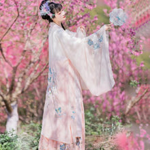 Load image into Gallery viewer, Fuling embroidered Hanfu women's full-chested waist skirt big sleeve shirt heavy industry embroidery traditional Chinese Hanfu