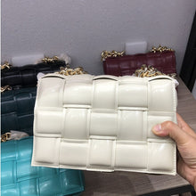 Load image into Gallery viewer, Golden Metal Chain PU Crossbody Messenger Bags Luxury Women Bags Designer Female Trend Plaid Shoulder Bag Lady Purse and Handbag