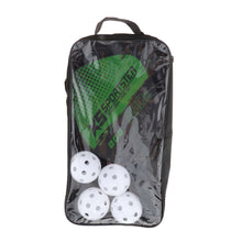 Load image into Gallery viewer, 2 Pickleball Paddles, Wood Material, Pickleball Set of 4 Balls and 1 Pickleball Bag