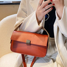 Load image into Gallery viewer, Handbag Office 2022 Retro Famous Brand PU Leather Women's Designer Handbag Luxury Brand Female One Shoulder Crossbody Flap Bags